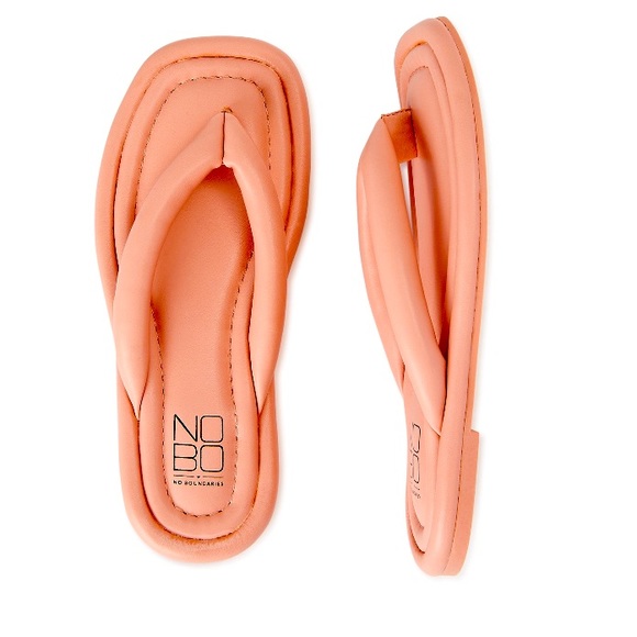 No Boundaries Women’s Puffy Flip Flops Size 7 - Picture 1 of 2